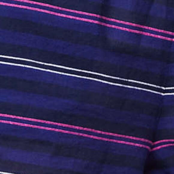 LOFT Black Beach Striped Side Tie Shorts - Picture 6 of 8